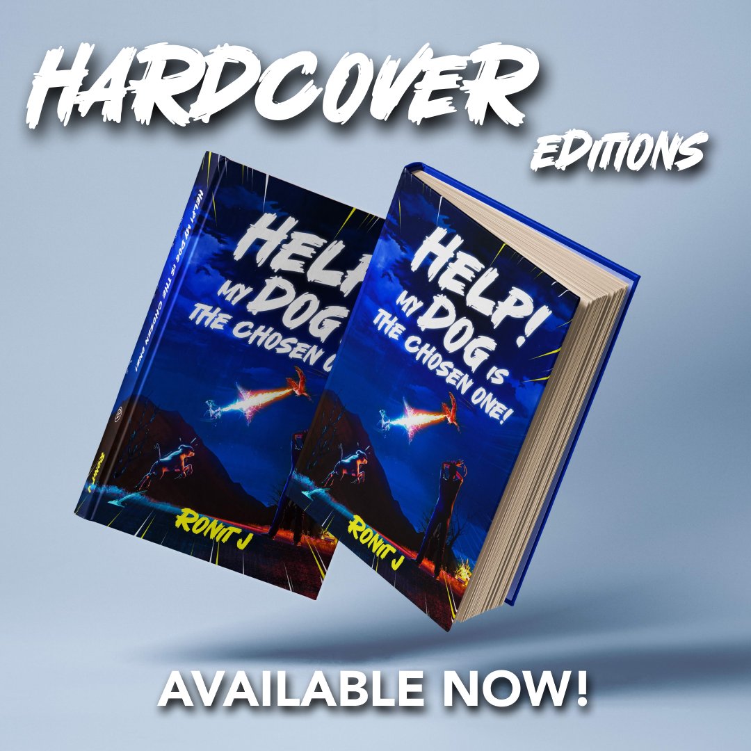 It's my 30th birthday, and I'm celebrating with the launch of the #Hardcover Editions of #HelpMyDogIsTheChosenOne!

Lots of more exciting things planned for the year, &amp; I can’t wait to start sharing them with the world!

Happy Birthday to me! 

#urbanfantasy #WritingCommunity