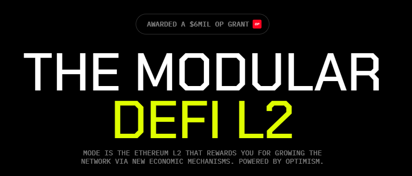 1/ <a href="/modenetwork/">Mode 🟡</a> is an Optimistic L2 built using <a href="/Optimism/">Optimism</a>'s OP Stack, and seeks to become the DeFi hub for the Optimism <a href="/SuperchainEco/">SuperchainEco.eth</a>.

Mode Network was a recipient of a 2mm $OP Grant (~$5.3mm) from Optimism in Jan 2024 – providing a strong signal for $MODE.