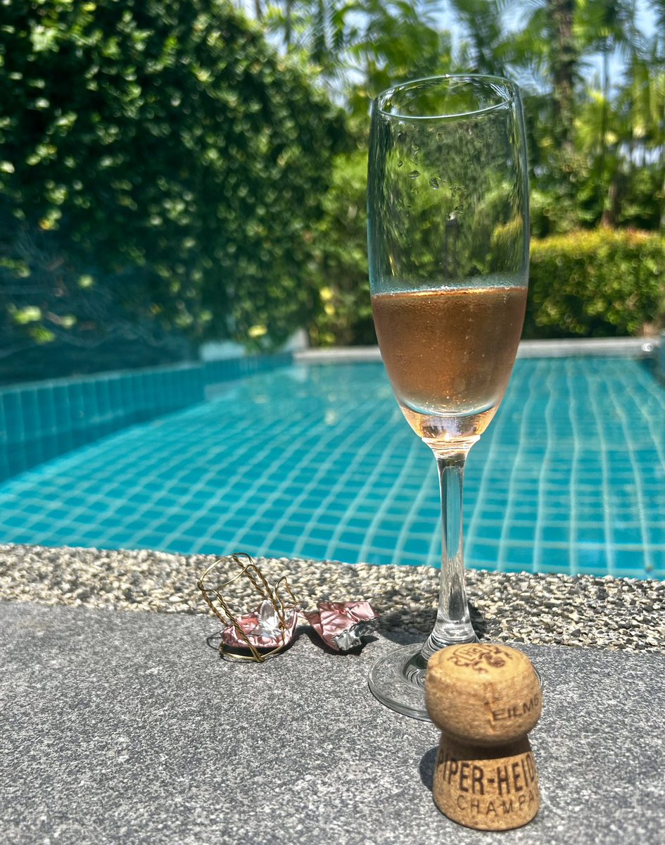 It’s my birthday tomorrow. Starting the celebrations today with <a href="/piperheidsieck/">Piper-Heidsieck Champagne</a> rosé