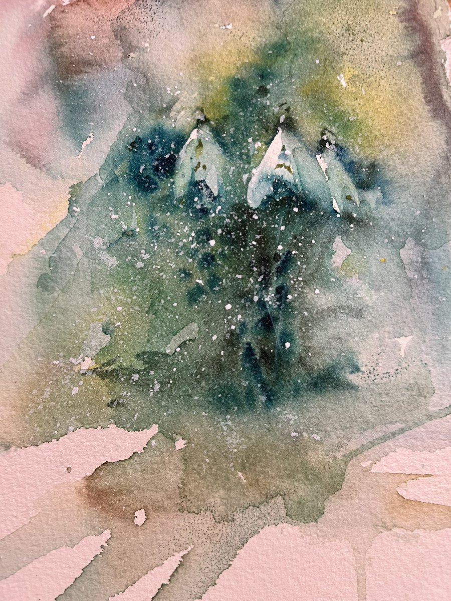 Being an artist gives you a wonderful sense of purpose. Waking each day to create with the undefinable feeling that todays art is going to be better than yesterdays. You keep learning. It’s empowering and energising 
Snowdrops painted yesterday 
@artpublishing @CFGart