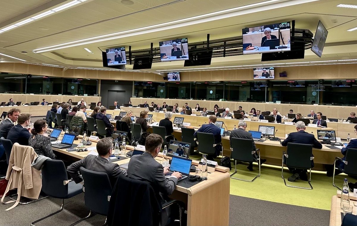 Today, I briefed the Peace and Security Committee (PSC) in Brussels after my regional tour. Timely and constructive discussion on Ethiopia🇪🇹 and regional dynamics in the Horn and the Red Sea.