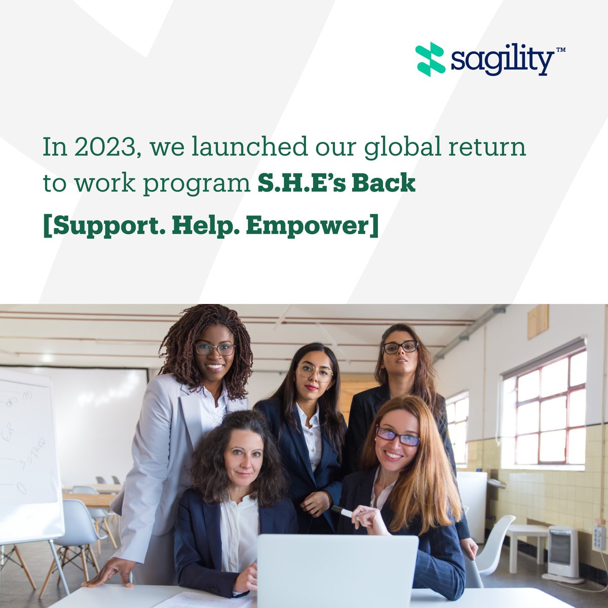 SagilityHealth's tweet photo. Our global return-to-work program, S.H.E’s Back, was launched to offer tailored opportunities, foster a supportive community, and encourage the professional growth of women on career breaks.
#Sagility #WeAreSagility #SOARWithSagility #CSR #DEI #WorkProgram #ReturnToWork https://t.co/mTYBpBiIBh
