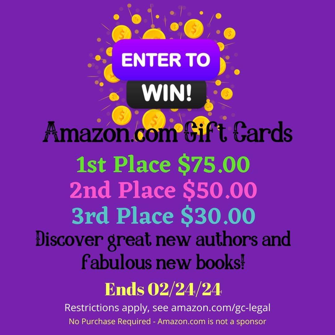 Last Call—Ends soon!
Enter to win a ton of romance eBooks and an Amazon.com gift card!
Enter here→
rafflecopter.com/rafl/display/e…?
#GiveawayAlert #EnterToWin #BookGiveaway #GiftCardGiveaway #DiscoverAuthors #Sweepstakes #endingsoon