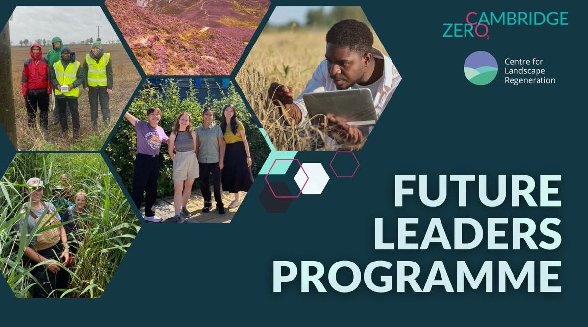 Opportunity: CLR Future Leader Programme 2024. Apply now - deadline 11th March. These roles will offer the chance to be part of an ambitious programme of research that aims to provide the knowledge and tools needed to regenerate the British countryside. zero.cam.ac.uk/who-we-are/blo…