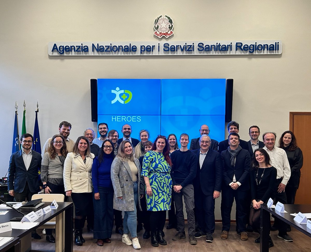 🆕 At the beginning of February the JA HEROES coordination team had an in person meeting with the Task and WP leaders in Rome, at the @Agenas_Salute headquarters. The goal was to reflect on the 1st year of the JA and plan the next activities. 🇪🇺 #EU4Health 🇪🇺 @EU_Health @EU_HaDEA