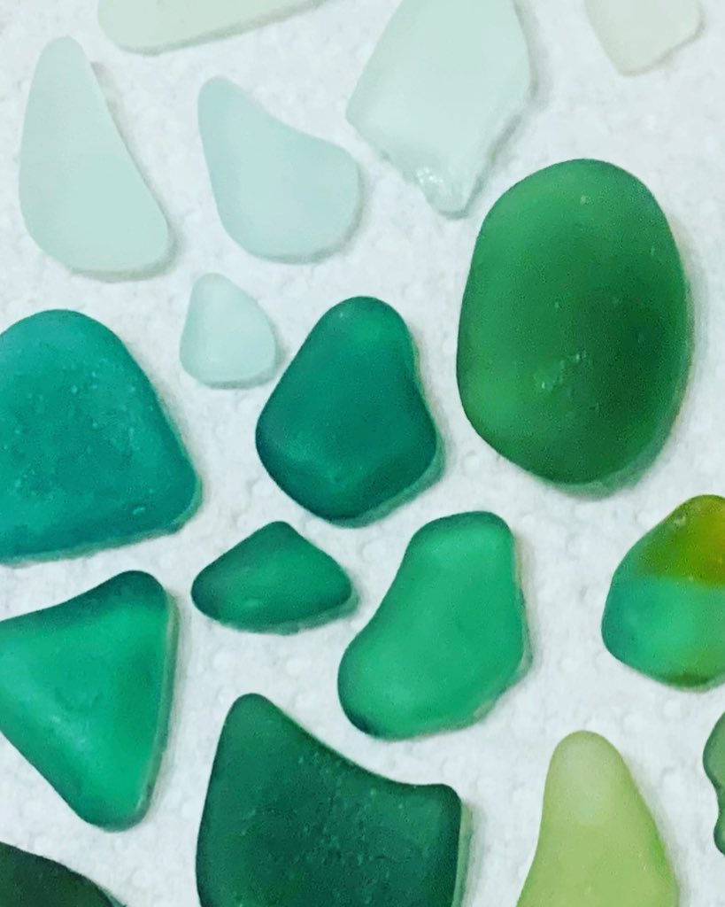 @MHHSBD G has got to be for greens … so many shades & tones of one colour 💚 
rocklobsterseaglass.etsy.com

#EarlyBiz #ElevensesHour #BizHour #htlmphour #inbizhour #foodiebookclubhour #Fornetworking #HandmadeHour #MakersHour  #craftbizparty #womaninbizhour #seaglass #thecraftersUK #mhhsbd