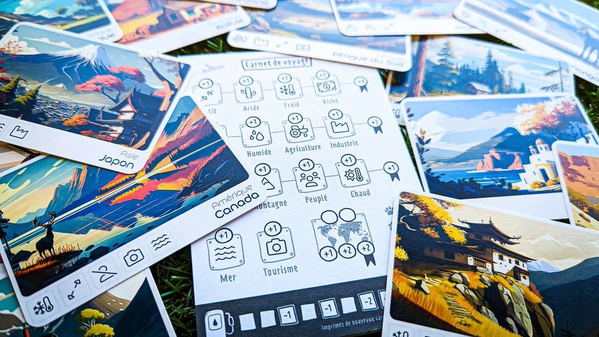 🌍 Envie de voyager ? De découvrir la diversité des pays du monde ? Notre nouveau jeu PANORAMA est disponible ! Cela viendra parfaitement compléter le coffret rallye-lecture Tour du monde. Retrouvez plus d'infos sur la boutique : monecole.fr/boutique