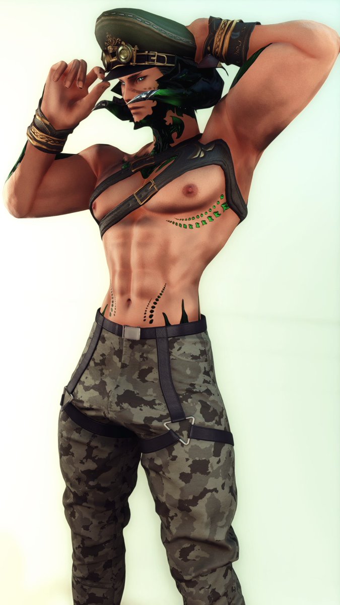 Soreaf1's tweet image. So I saw a pose by @tr_xiv and kinda was like hmmmm I wonder.