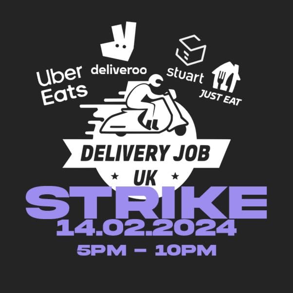 The next delivery strike has been announced: Wednesday February 14th, Valentines Day ♥️ 

It looks like it could be even bigger (🧵)