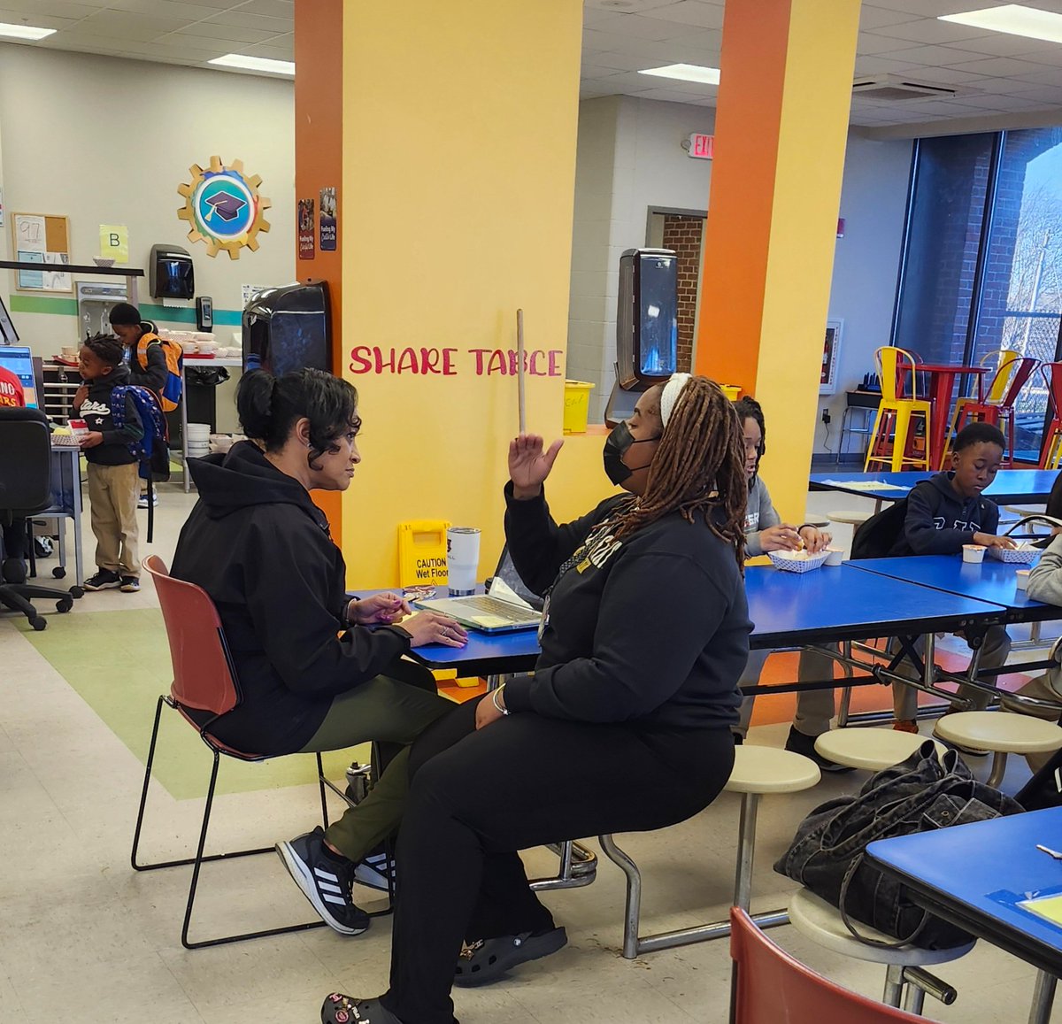 When your teachers are on breakfast duty discussing interventions for scholars. #LEADingtheway <a href="/DegaSuper/">SuperDega</a> <a href="/ARI_DrMilledge9/">Dr. William Milledge, Jr.</a> <a href="/Trish_Crain/">Trisha Powell Crain</a> <a href="/DrJermallWright/">Jermall Wright</a>  <a href="/asu_atim8/">Stephen C. Walker, Ph.D.</a> <a href="/MsNStarr/">Natasha Starr</a> <a href="/draslewis/">Dr. Anthony Lewis</a> <a href="/r/">Rex Hammock</a>