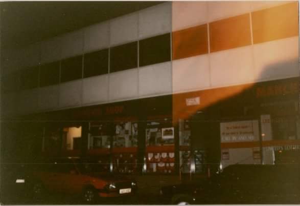 Old Trafford and club shop 1980's