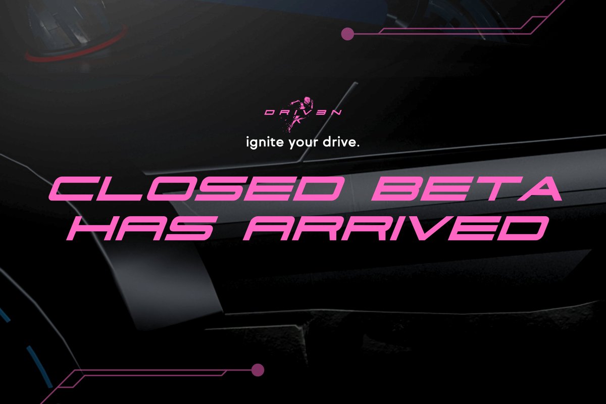 playDRIV3N's tweet photo. π’ The @playdriv3n closed beta is live! Please check the comments below to make sure you have all the right details to get started and playing!
.
.
.
@collectivgroup #igniteyourdrive #beta #closedbeta #cyberpunk #iosgaming #androidgaming #mobilegaming https://t.co/fcGkvZwg1m