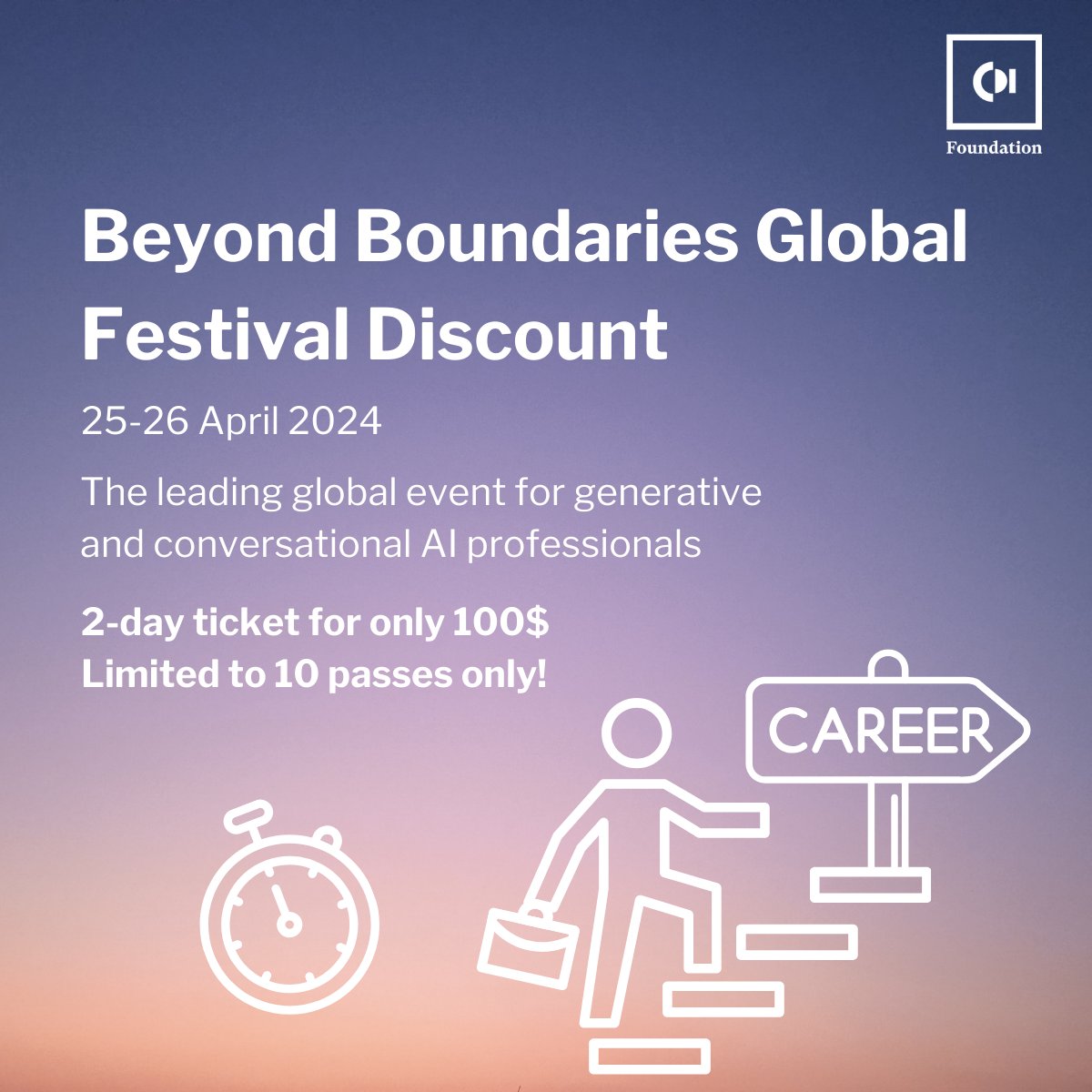 CDInstitute_'s tweet image. Come and meet our next speaker at The Beyond Boundaries Global Festival: Xavier Portilla Edo

Join us in Barcelona from 25th-26th of April when CDI holds the ultimate gathering for generative and conversational AI professionals.

Grab your tickets now:
hubs.la/Q02k6DM90