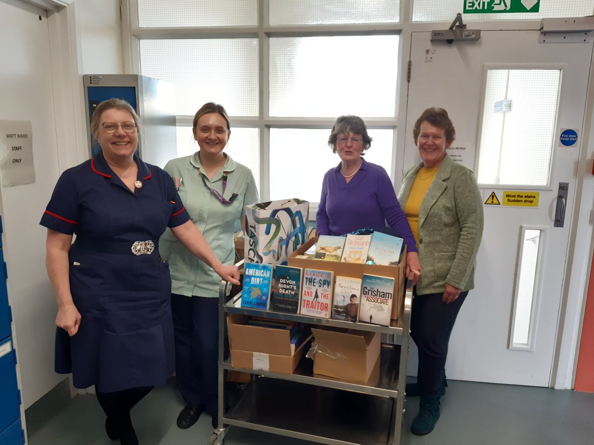 Tavistock Hospital were presented with 100 books from The Inner Wheel Charity. The patients are delighted to have a selection of varied reading material. <a href="/UHP_NHS/">University Hospitals Plymouth NHS Trust</a>