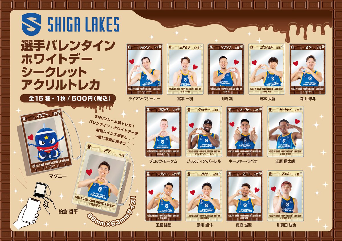 滋賀レイクス、2023-2024ガチャガチャ 滋賀レイクス、2023-2024ガチャガチャ