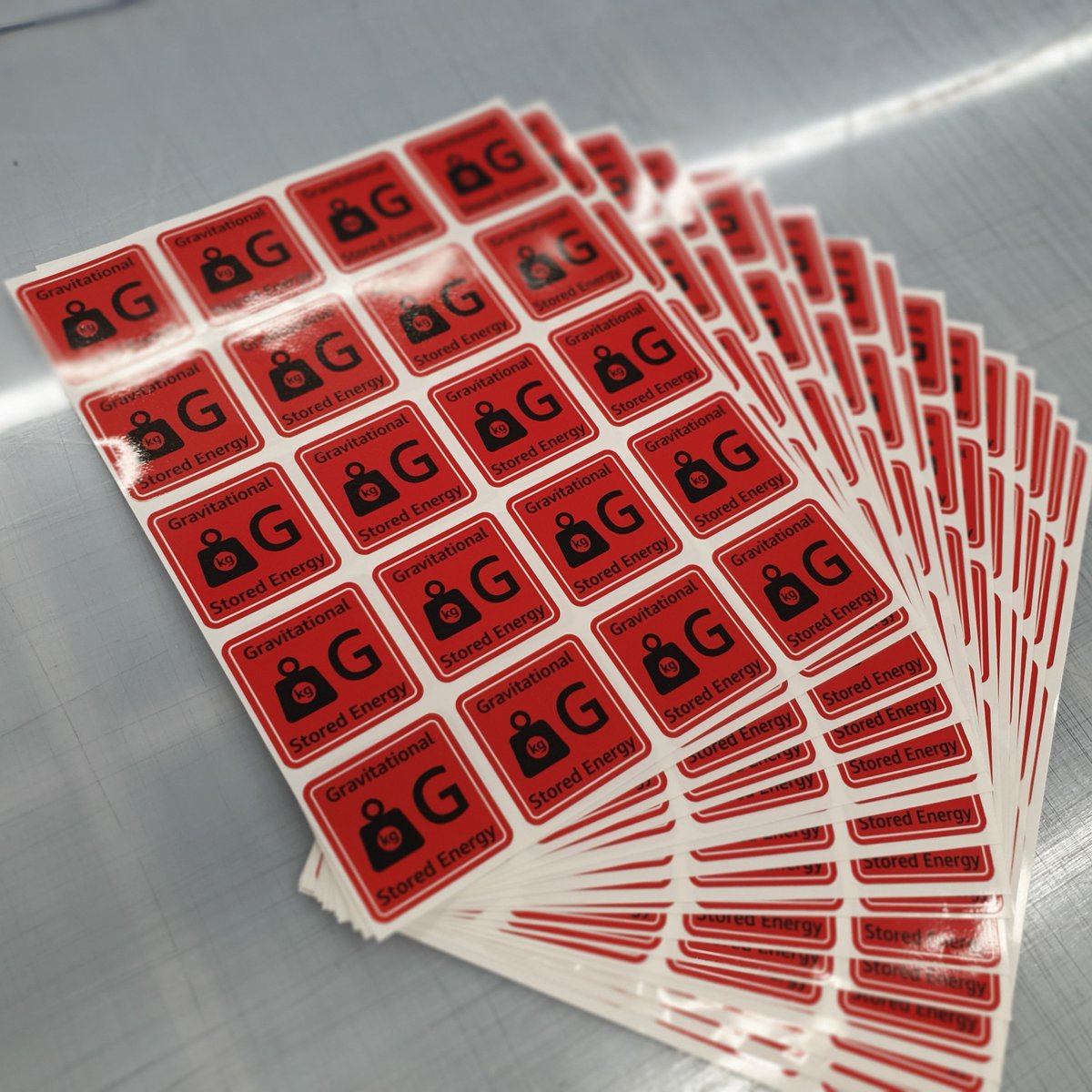 A batch of #CustomStickers recently delivered for one of our clients. Custom orders created to your specification - get in touch to discuss your project. #RCGraphixLtd #WarningStickers #HealthAndSafety #UKManufacturing #Warehousing #WarehouseManagement #BarnsleyIsBrill