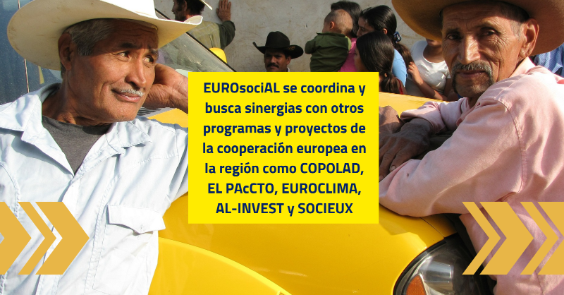 EUROsociAL_'s tweet photo. 🌎🤝 #CONOCE+ del programa de la UE #EUROsociAL
@EU_partnerships
@iila_org
@Expertisefrance
@FIIAPP
🌐🤲 #GlobalGateway #PartnersinChange