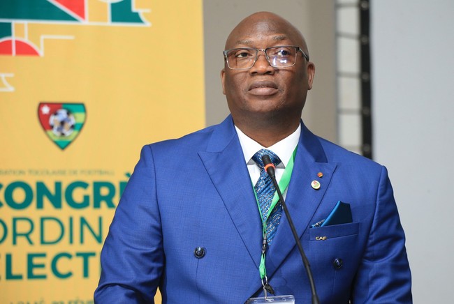 🎊 Le CNO-Togo adresse ses félicitations au Col <a href="/guy_akpovy/">Colonel Guy Kossi Akpovy</a>  pour sa réélection à la tête  de la <a href="/FtfTogolaise/">FTF-Fédération Togolaise de Football</a> ! Votre engagement envers le football togolais est inébranlable et nous sommes convaincus que les grands axes de votre programme apporteront des résultats positifs. 💪⚽️