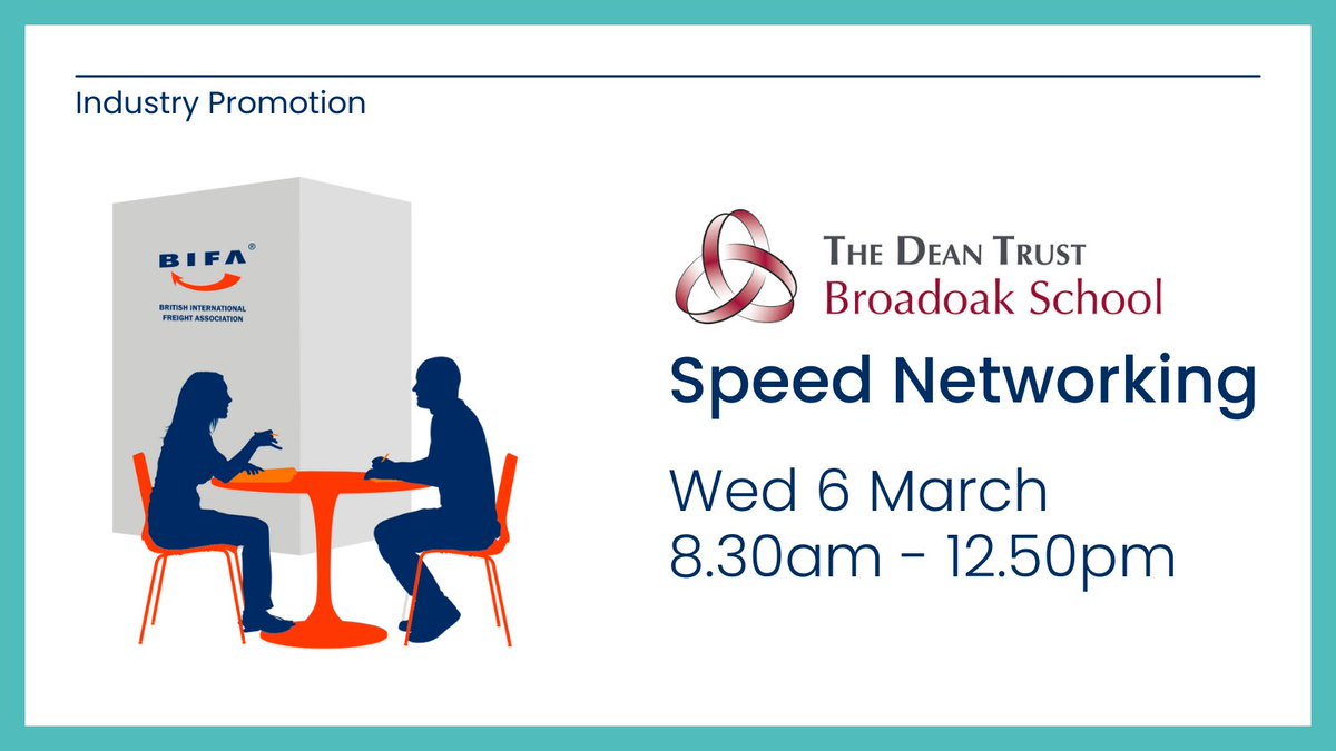 📣 Calling all #BIFA NORTHWEST Members! Can you support and attend Broadoak School's speed networking event which is taking place over National Careers Week? If so, please contact n.leigh@bifa.org