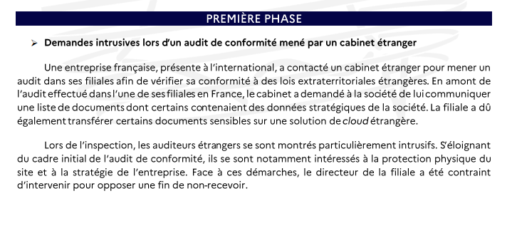 gchampeau's tweet photo. La DGSI raconte une histoire qui confirme comment les USA (bien que pas explicitement désignés...) utilisent leurs lois à portée extraterritoriale et les cabinets d'audit US pour mettre la main sur des secrets industriels français. https://t.co/DCJy73WfEE (via @DesmaraisAvocat ) https://t.co/D1PYpnr66o