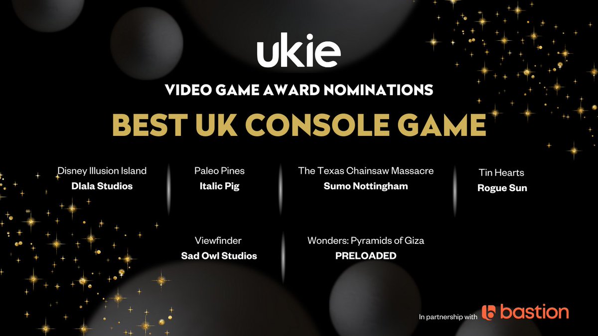 Nominees for Best UK Console Game 🕹️ #UkieVideoGameAwards
