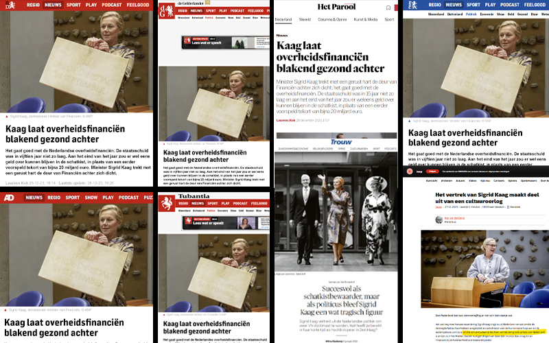 Nederlandse media hoaxen blakende gezondheid staats financiënitem image