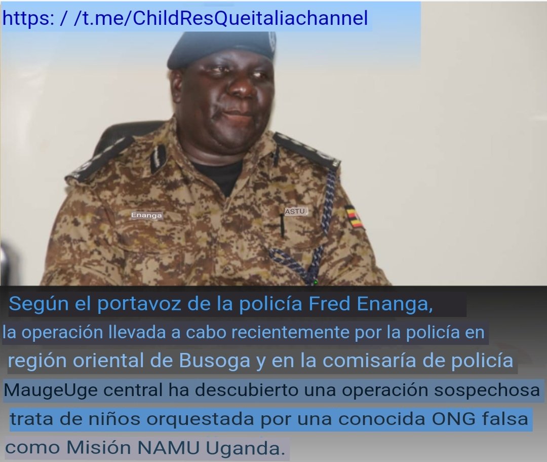 HerederosTierra's tweet image. #ChildResQue 🌍 Uganda 🇺🇬

83 NIÑOS SALVADOS DE LAS MANOS DE UNA FALSA ONG EN UGANDA

TRES SOSPECHOSOS ARRESTADOS.

La policía de la región este de Busoga y las autoridades de la comisaría central de Mayuge dicen que han rescatado a 83 niños (40 niños y 43 niñas) de edades