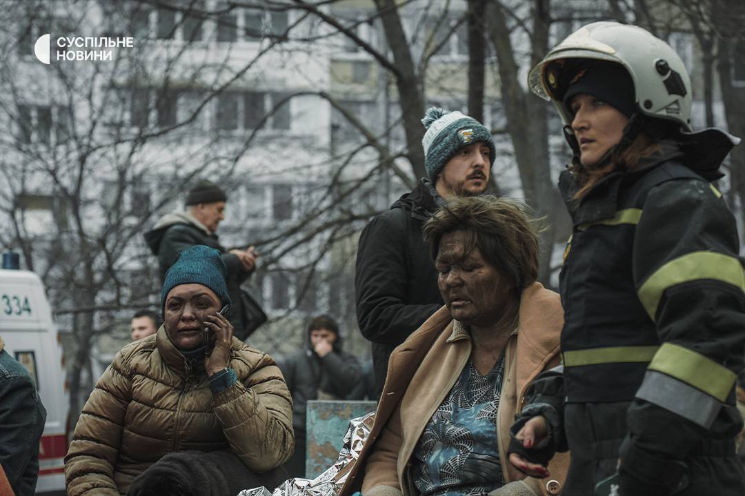 Kyiv today. Their blood also will be on your hands <a href="/TuckerCarlson/">Tucker Carlson</a>