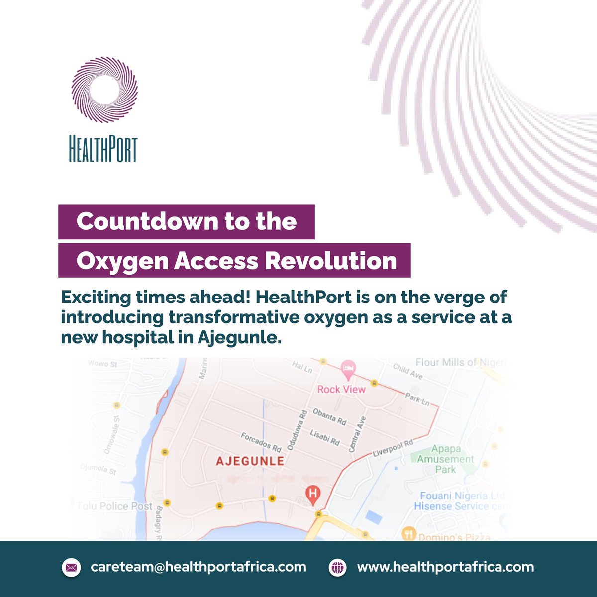 The anticipation is building up, and we can't wait to revolutionize oxygen access together! Stay tuned for the unfolding updates.

#healthportajegunlelaunch #oxygenaccessrevolution #medicaloxygenaccess #oxygenconcentrator #oxygencylinder #healthportnigeria