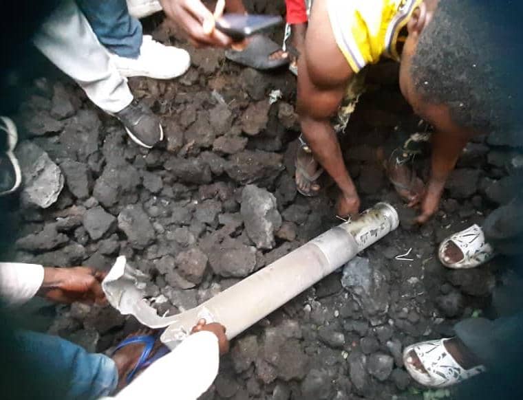 ProffacONG's tweet image. Ce matin du 7 février 2024 vers 06h30, au moins deux obus ont explosé au marché des bois sciés de Mugunga, à Goma. Heureusement, on ne déplore aucun blessé.