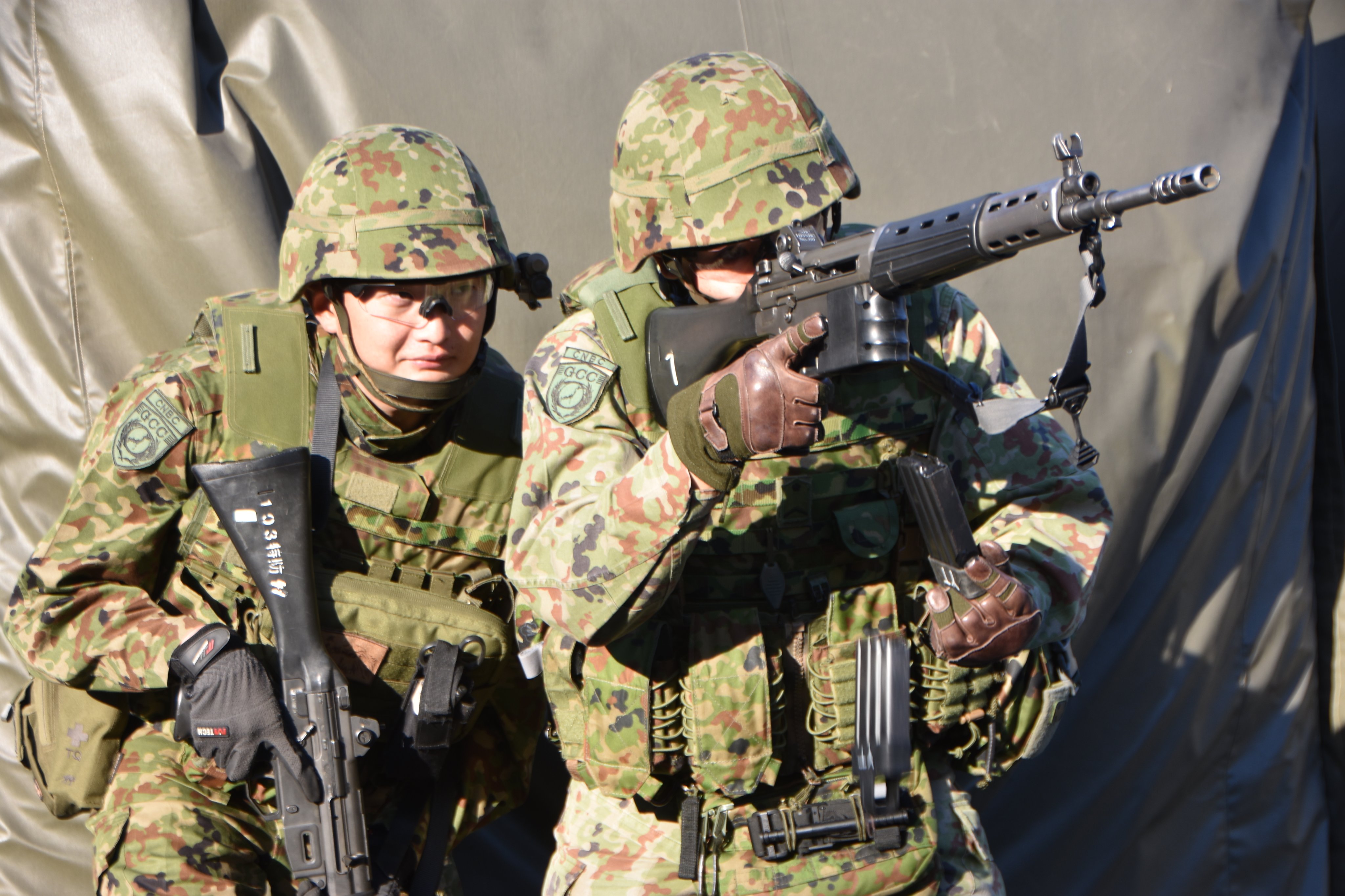 チャレンジ　中央特殊武器防護部隊メダル チャレンジコイン 中央特殊武器防護隊 陸上自衛隊チャレンジ