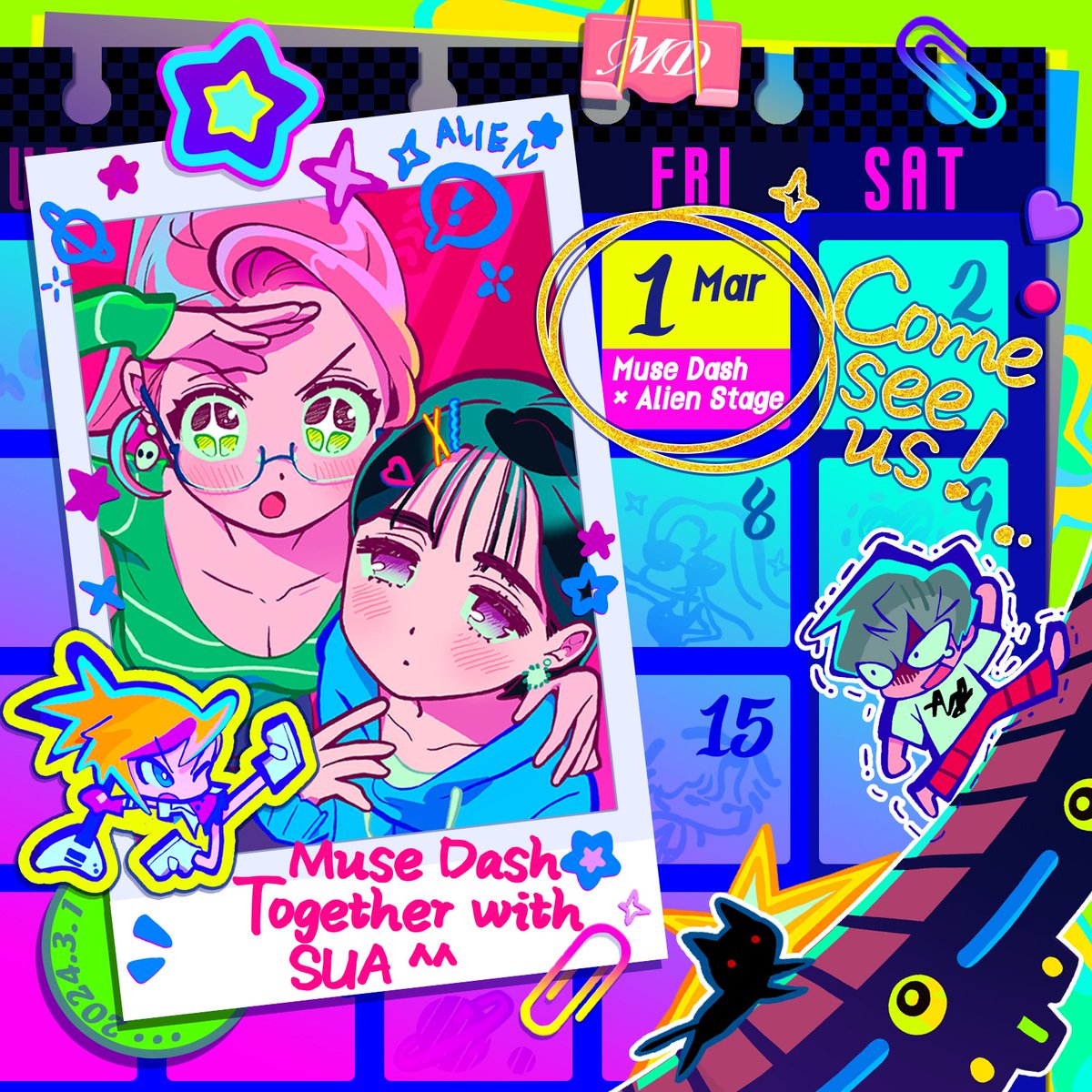 Muse Dash tweet media