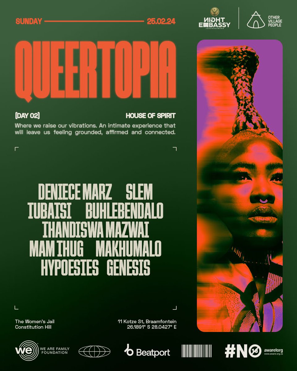 Andyeed's tweet photo. ABOUT 2 WEEKS AWAY!!!! ๐
Tickets available on Quicket.
#queertopiaza #SSS https://t.co/LFWCn35zIz