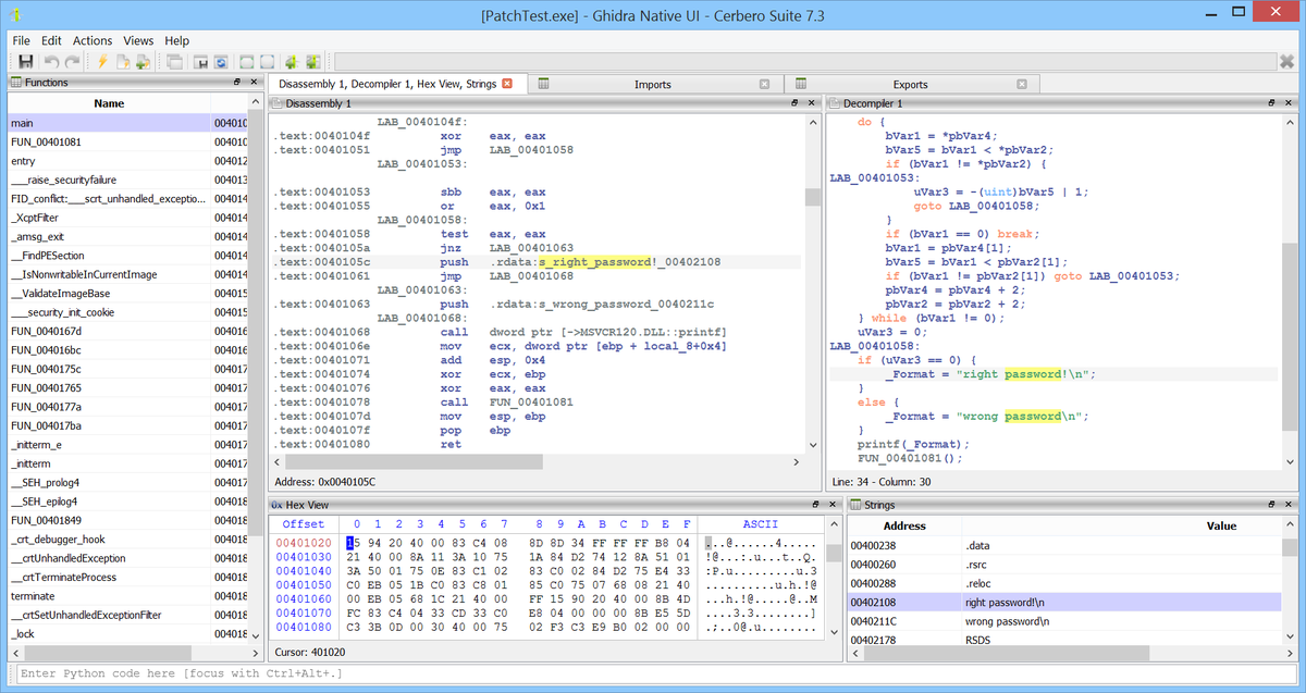 Cerbero Suite 7.3 & Engine 4.3 are out! 🚀 New 'Find Strings' action, enhanced ELF parser, Ghidra 11 compatibility, updated YARA engine, and enriched SDK with script editor view & PNG module documentation: blog.cerbero.io/?p=2922