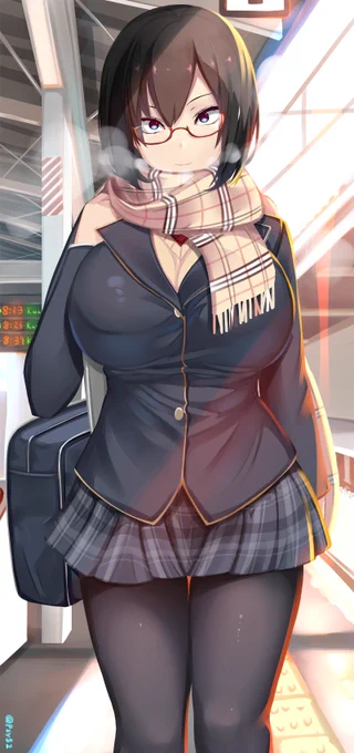 今日も寒いね。 