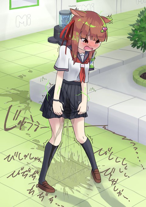 ミスキーの看板娘「藍ちゃん」が排水に失敗しちゃったやつ 