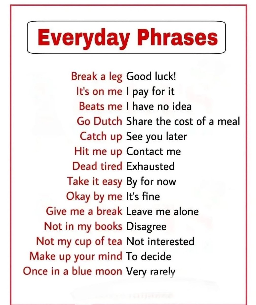 IearnEngIlsh's tweet photo. Everyday Phrases https://t.co/LYjf54IOiA