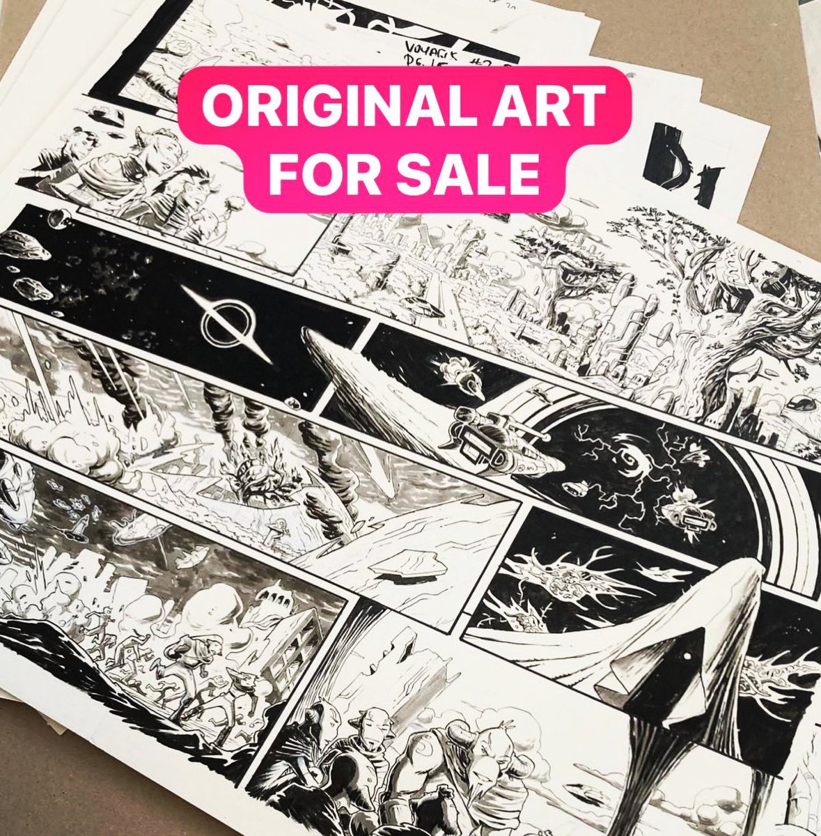 Hey folks! I put some Voyagis pages on sale. Please contact via DM if you’re interested ✌️