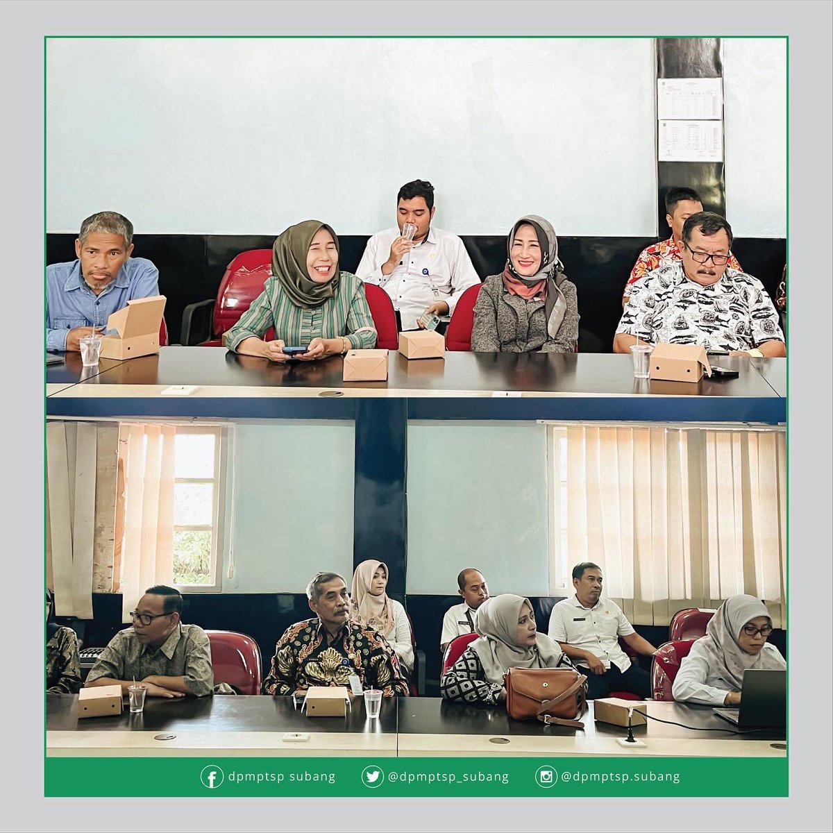 Dpmptsp_Subang's tweet photo. Pada hari Rabu, 7 Februari  2024 DPMPTSP Kabupaten Subang menerima kunjungan kerja DPRD Kabupaten Brebes. https://t.co/BM1Y6sw7LQ
