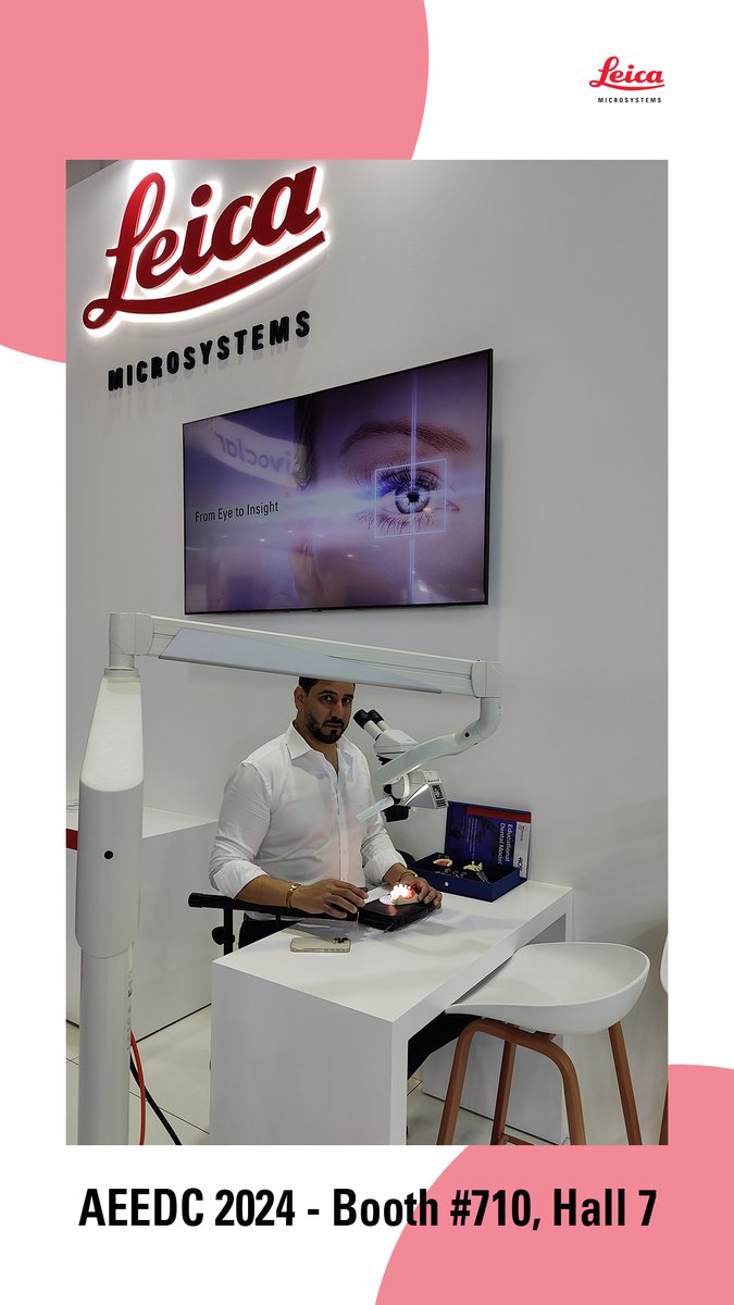 LeicaMicro's tweet photo. Did you get the chance to see our M320 microscope? Don’t miss out, pass by booth #710, Hall 7 at @AEEDCDubai
📸 Amir Pirhayati
#microdentistry #LeicaM320 #Dental #AEEDC2024 https://t.co/QEnDPQdiFy