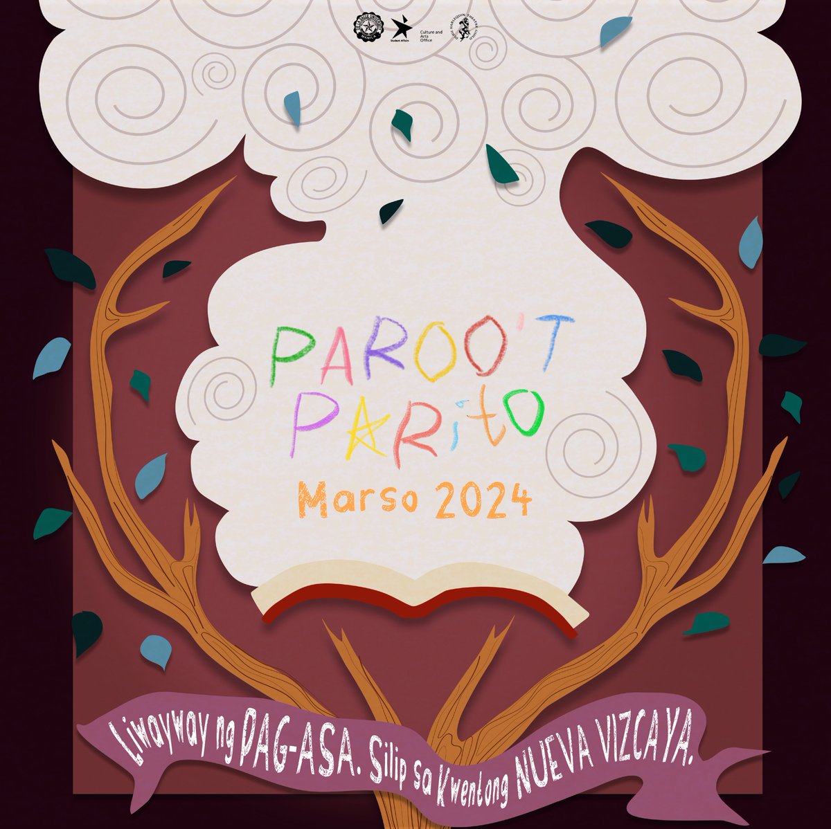 Sa bawat hakbang, mamumulat sa kwento ng
pag-asa. ⭐

Sa mata ng isang bata, matutuklasan ang aral para sa
kinabukasan. 📚

ABANGAN. MARSO 2024.

#DLS2K23ParootParito
#IsangTeatrongMapagpalaya
#PassionOverFame