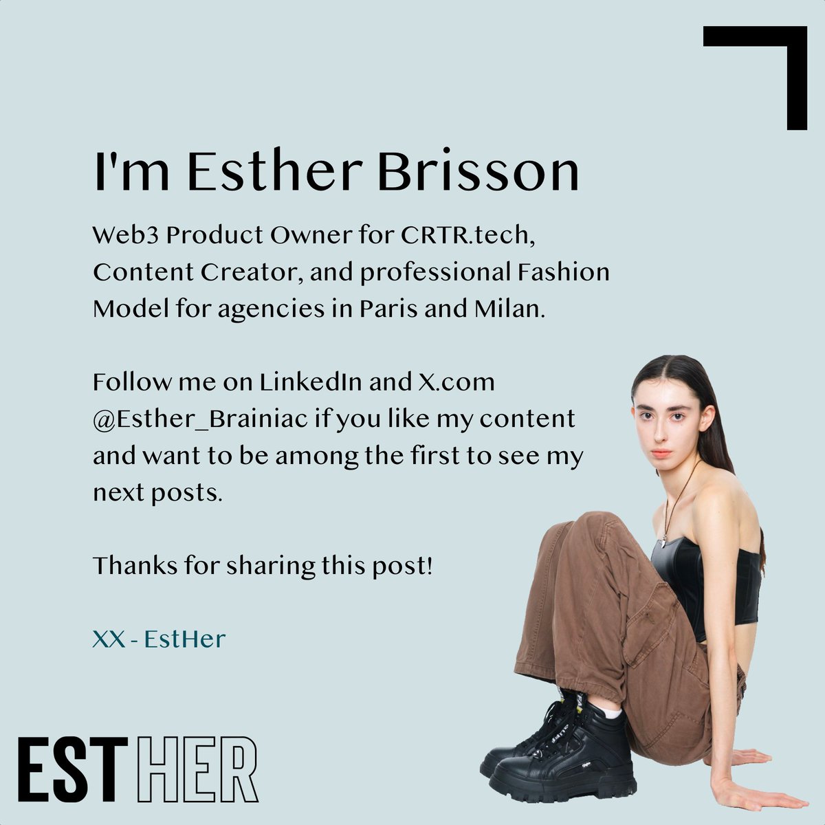 Esther_Brainiac's tweet photo. Follow me for more content updates! https://t.co/cd6XG7TzGQ