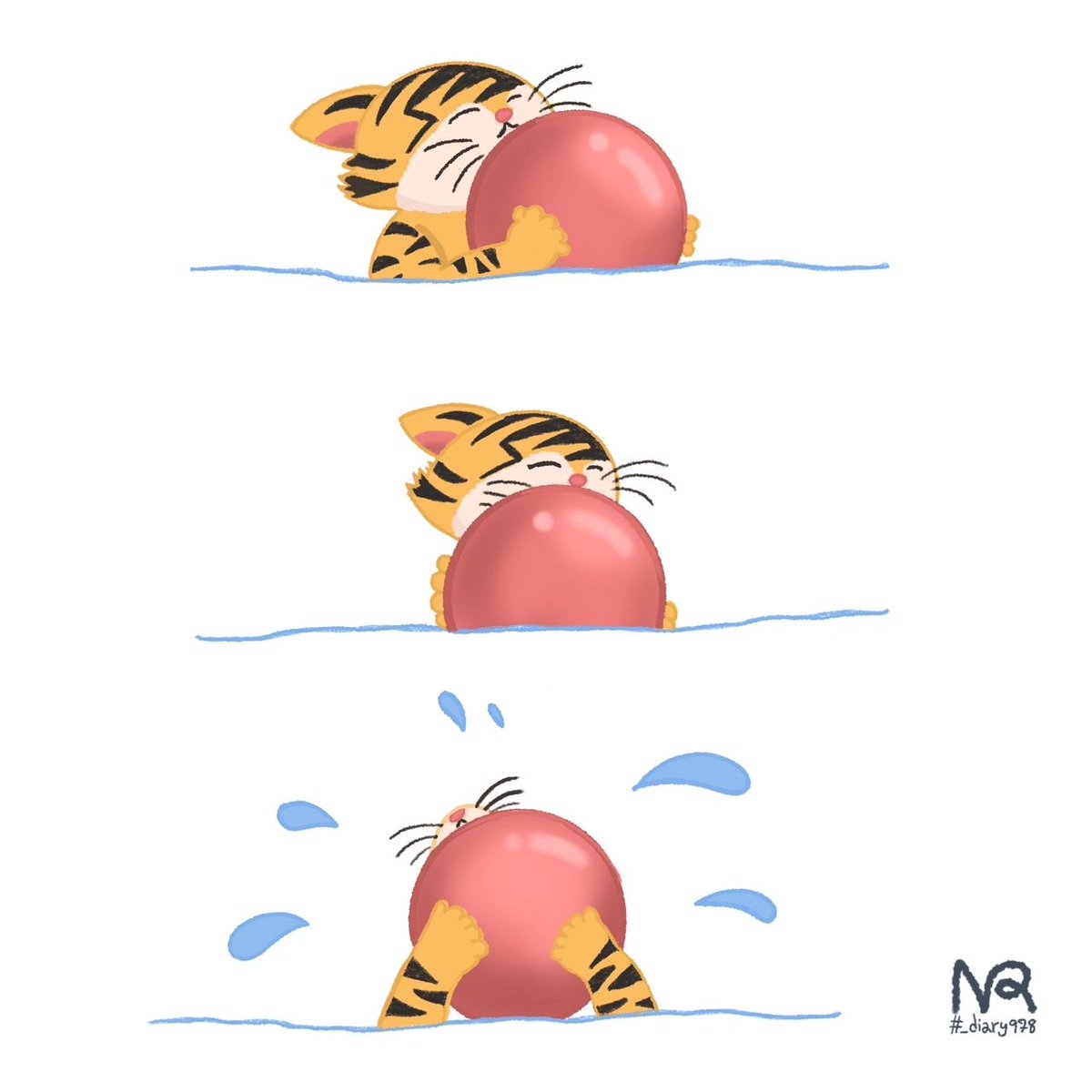 Natesala97's tweet photo. Just a little Cat 🐱🧶
Drawing time ✏️ (IG #_diary978 )
#cat #tiger #animals #tigerlover #catlover
#Art #artwork #gallery #drawing #painting #minimalstyle #doodle #beginnerartist #digitalsketch #paintingart #artist #artistsoninstagram #newartist #digitalillustration #painting https://t.co/ZPe5qOdSPL