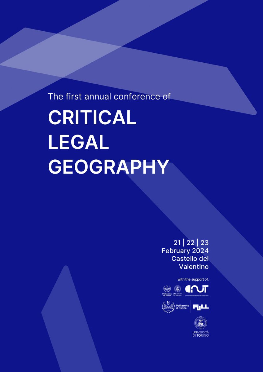 Critical Legal Geographies Network (@legalgeolsa) on Twitter photo The final programme of the First Annual Conference of Critical Legal Geography (21-23 Febr, Torino) is now available! Check it out:
storymaps.arcgis.com/collections/28… The final programme of the First Annual Conference of Critical Legal Geography (21-23 Febr, Torino) is now available! Check it out:
storymaps.arcgis.com/collections/28…