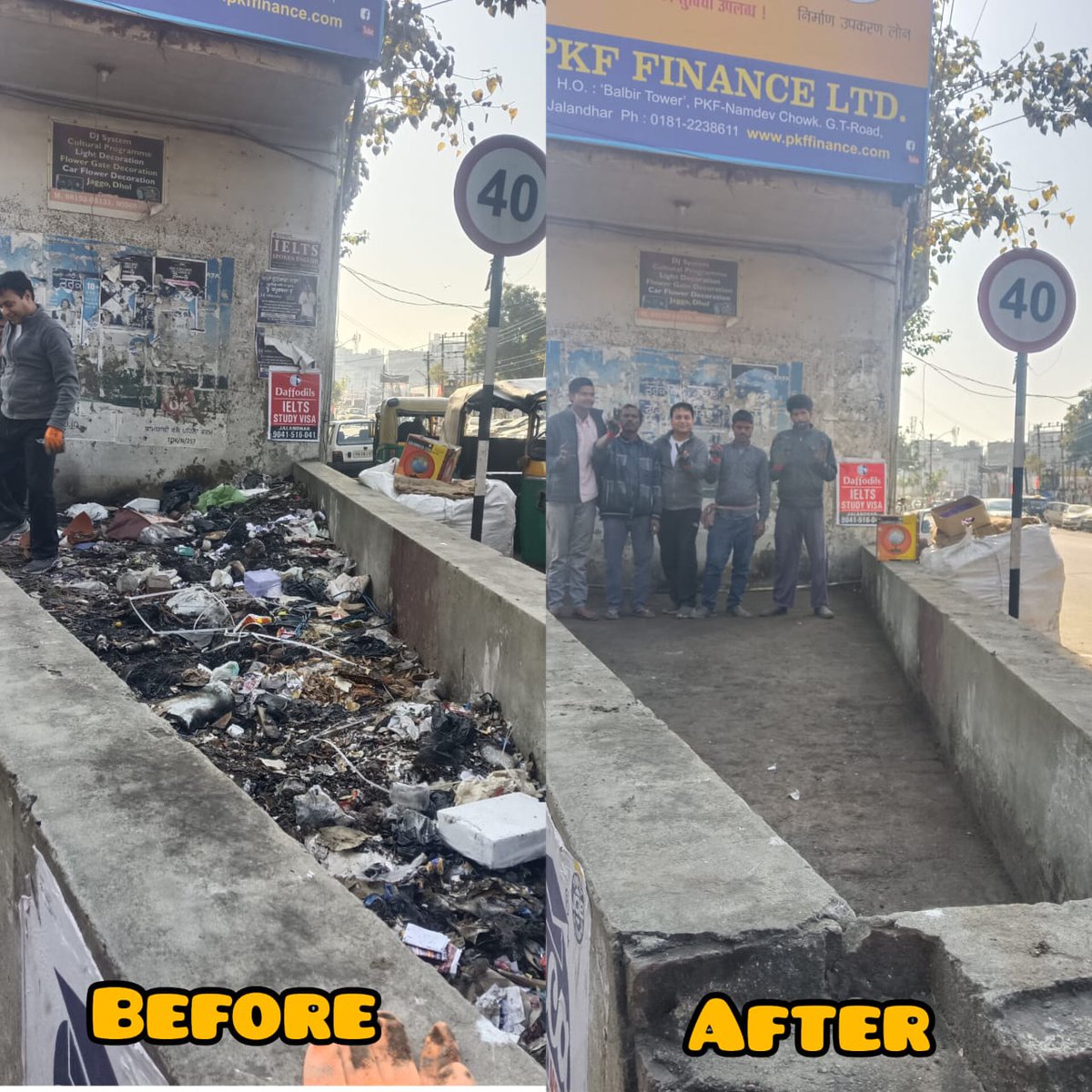 McJalandhar's tweet image. ULB -Jalandhar
Date-6-2-2024
CF- Saroj Kapoor
Today start up the 
PLASTIC WASTE COLLECTION CAMPAIGN DRIVE 
🌱Today visit in ward no 21 campaign in SHAHEED -E-  AZAM BHAGAT SINGH GENERAL BUS STAND  remove GVP points and other activities .
#pmidc
#swachhsurvekshan2023