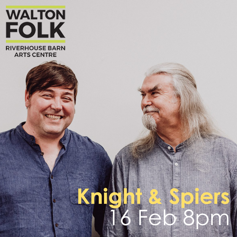 Gig #2 of our Spring '24 season sees the welcome return of Peter Knight and a debut appearance at @riverhousebarn from John Spiers when @knightandspiers play on 16th Feb. Tickets are going FAST. Don't delay, buy today at bit.ly/WFKnightSpiers #livemusic #folkmusic #legends