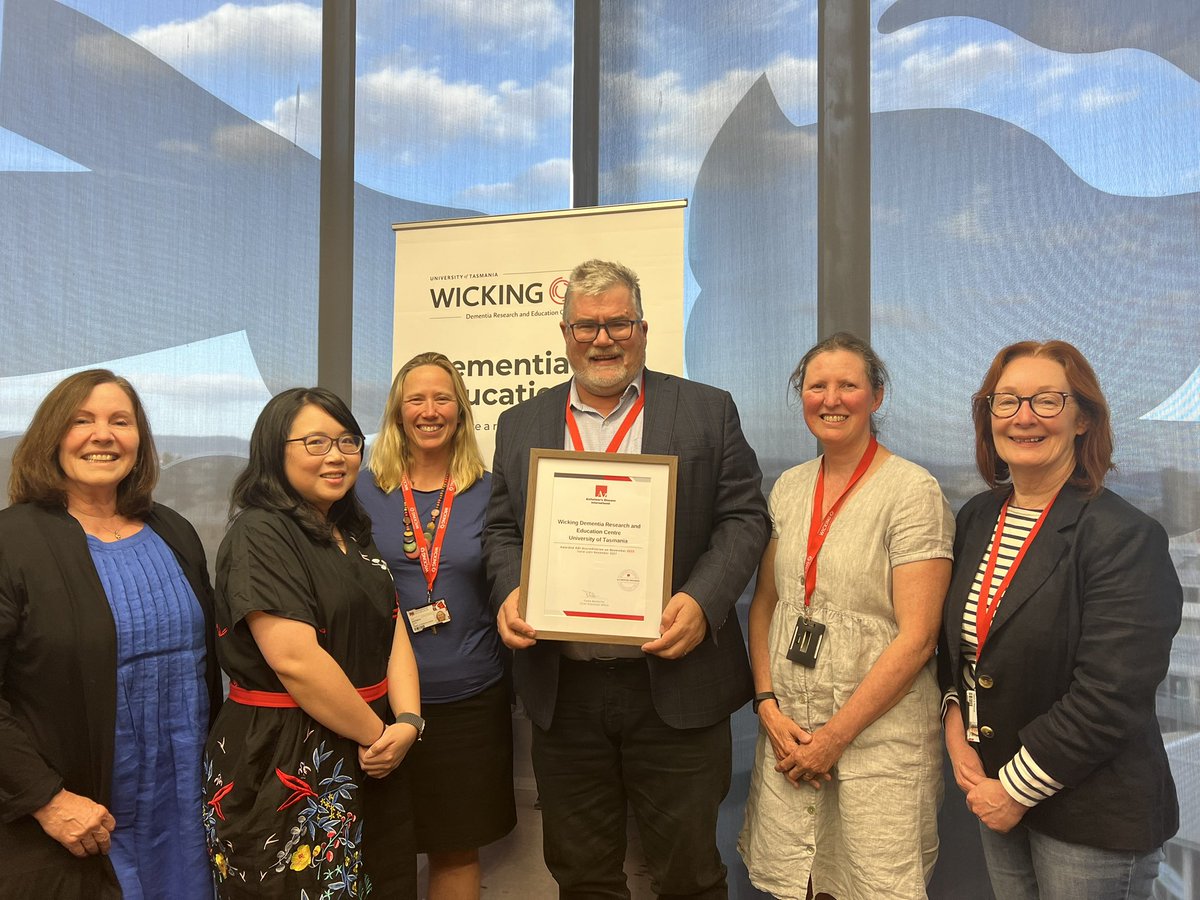 CantyAlison's tweet image. What an honour to have our Wicking Dementia MOOCs, undergrad and postgrad courses accredited by Alzheimer’s Disease International today - the first in Australia to be recognised. Congratulations to the extended Wicking Family. @WickingDementia @GBHI_Fellows @UTAS_ @JamesCVickers