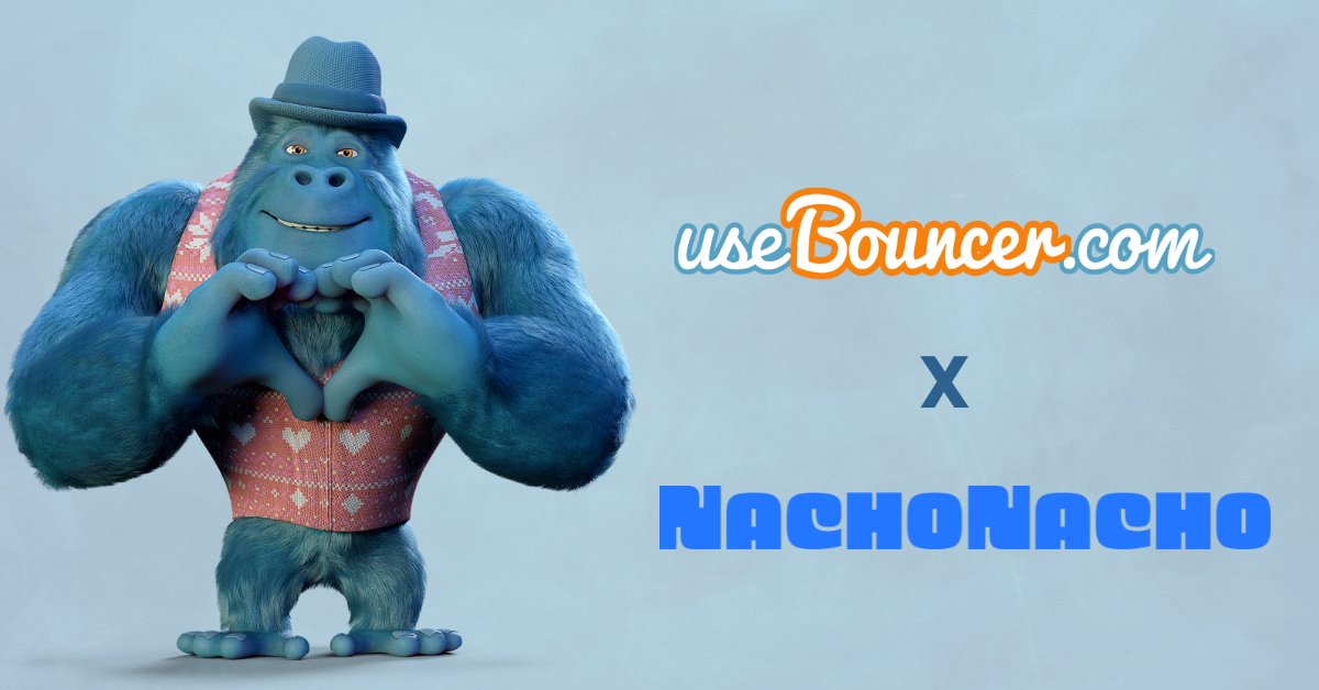 Bouncer (@usebouncer) on Twitter photo We are excited to announce a partnership with <a href="/getnachonacho/">NachoNacho</a> , the world’s largest B2B SaaS + Services marketplace and the best way to buy SaaS. Save up to 90% and an average of 30% on the best software products and business services. We are excited to announce a partnership with <a href="/getnachonacho/">NachoNacho</a> , the world’s largest B2B SaaS + Services marketplace and the best way to buy SaaS. Save up to 90% and an average of 30% on the best software products and business services.