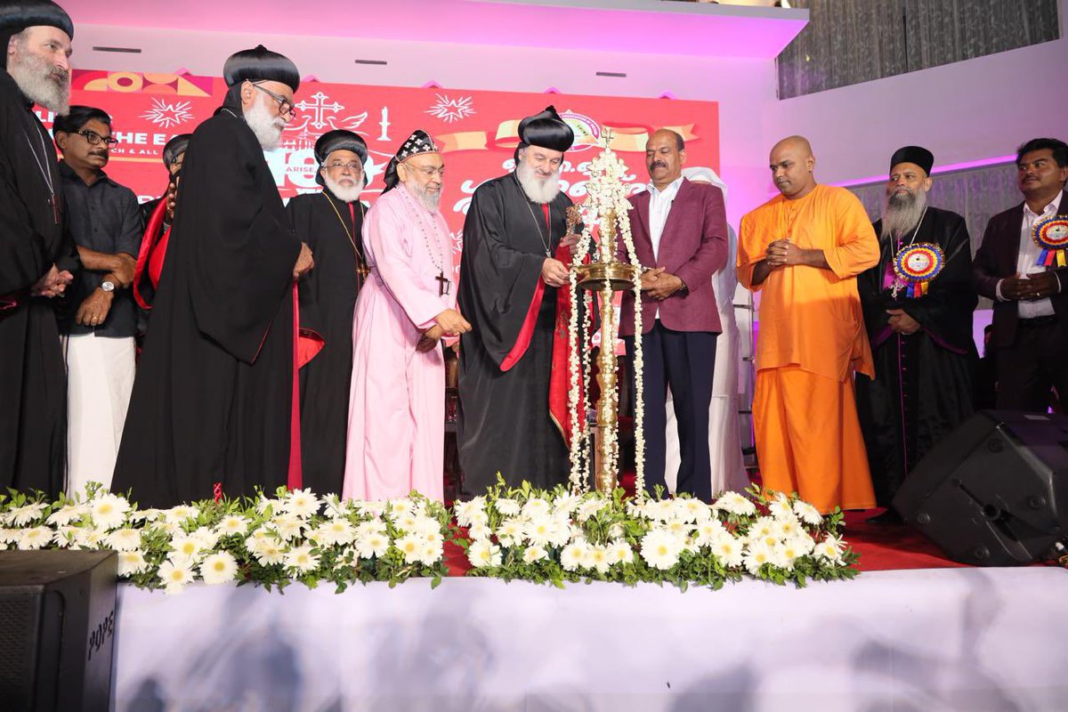 MorAphremII's tweet photo. 100 years in the service of the Gospel through health and educational institutions. Celebrating the centennial jubilee of the founding of the Evangelistic Association of the East in Perumbavoor, Kerala. https://t.co/307RbcOcgI