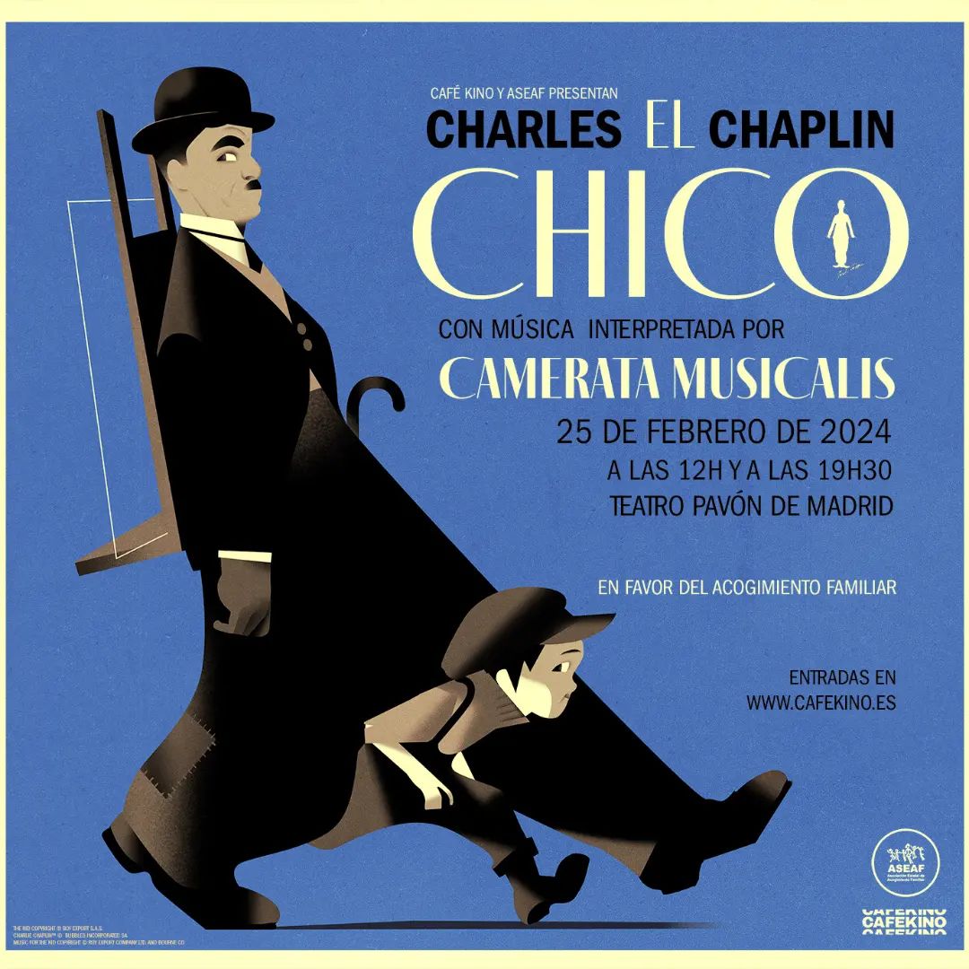 Camerata Musicalis (@c_musicalis) on Twitter photo ➕ Un peliculón como El Chico de #Chaplin
➕ Con música en directo interpretada por <a href="/C_Musicalis/">Camerata Musicalis</a> y dirigida por <a href="/EdgarmjDirector/">Edgar Martín Jiménez</a>
➕ Y contribución en favor del #acogimientofamiliar de la mano de <a href="/ASEAF_ISN/">ASEAF (Asociación Estatal de Acogimiento Familiar)</a>
🟰 Planazo de domingo
🎫 cafekino.es
Colabora: <a href="/telemadrid/">Telemadrid</a> ➕ Un peliculón como El Chico de #Chaplin
➕ Con música en directo interpretada por <a href="/C_Musicalis/">Camerata Musicalis</a> y dirigida por <a href="/EdgarmjDirector/">Edgar Martín Jiménez</a>
➕ Y contribución en favor del #acogimientofamiliar de la mano de <a href="/ASEAF_ISN/">ASEAF (Asociación Estatal de Acogimiento Familiar)</a>
🟰 Planazo de domingo
🎫 cafekino.es
Colabora: <a href="/telemadrid/">Telemadrid</a>